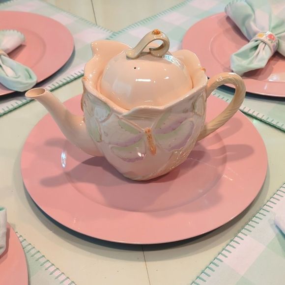 Lenox Garden Splendor Teapot NWOT - Picture 3 of 10